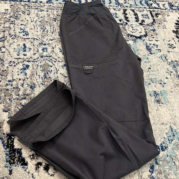 💰 3 for $25 🏷 Women Cherokee Workwear Pewter Scrub Pants XS - Picture 4 of 12